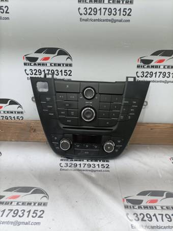  CLIMATE CONTROL PANEL \ RADIO OPEL INSIGNIA 2010 20997887 13273095 DI1