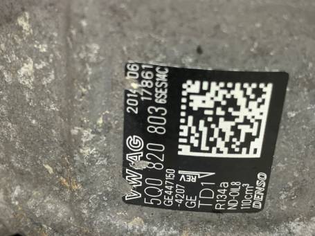 COMPRESSORE ARIA CONDIZIONATA 2.0D 110KW 150CV VW AUDI SEAT SKODA 5Q0820803 B5