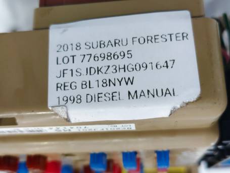 SCATOLA FUSIBILI 2.0D 108Kw 147CV SUBARU FORESTER IV 2018 82201FJ201 XC3