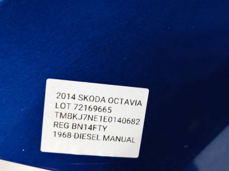 PORTA PORTIERA POSTERIORE DX SKODA OCTAVIA III 2013-2019 5E9833056C SW 2BB2