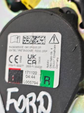 CINTURA DI SICUREZZA POSTERIORE DESTRA FORD FOCUS IV 2023 JX7BN611B68AJW CG1