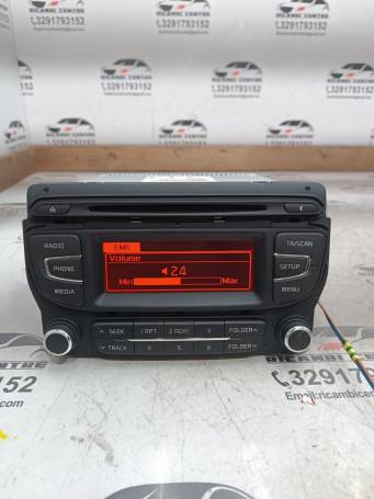 CAR RADIO CD PLAYER BLUETOOTH 2017 KIA CEED 96170A2700WK 10R048818 B2