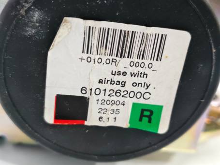CINTURA DI SICUREZZA ANTERIORE DX BMW 535D F10 2012 610126200C ZC4