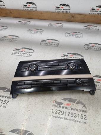 PANNELLO CONTROLLO CLIMA A/C RADIO 2016 BMW ' 5 F10 61319328424 62651791 DE3‼
