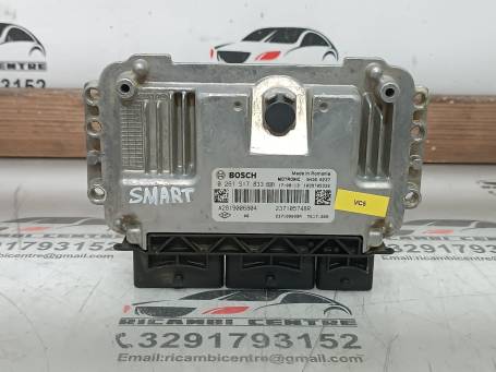 ENGINE CONTROL UNIT ECU SMART FORFOUR 2018 1.0 PETROL 52KW/71CV A2819009701 VC5