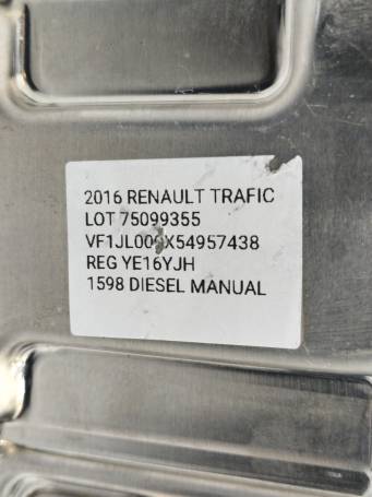 ADBLUE CONTROL UNIT 1.6D 92Kw 125CV RENAULT TRAFIC III 2016 237G00024R AJ4