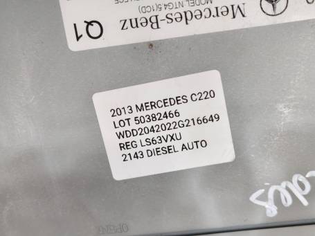 UNITA DI TESTA NAVIGAZIONE MULTIMEDIA MERCEDES C220 S204 2013 A2049001813 A4
