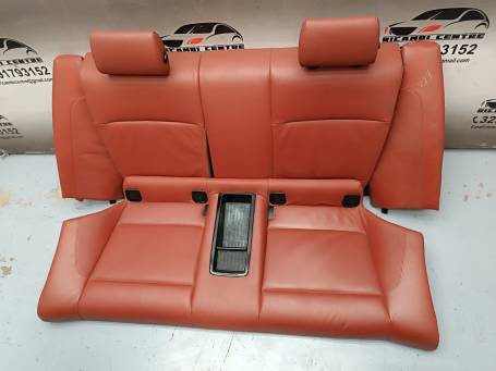 RED LEATHER SEAT SET BMW 1 SERIES E82 120D COUPE 2007-2013