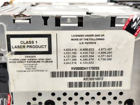 UNITA DI TESTA NAVIGAZIONE CCC CD BMW X6 E71 X6 E71 2009 65839185542 VD3