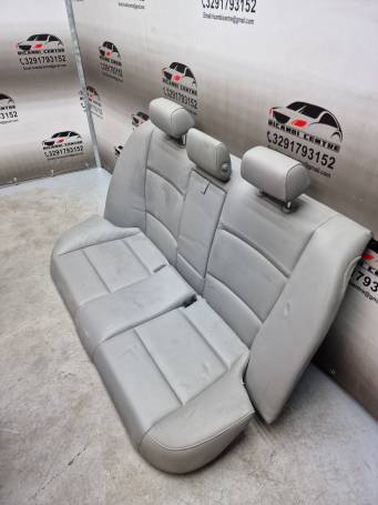  BMW 3 SERIES E90 2009-2012 SEDAN 3H GREY LEATHER SEAT SET