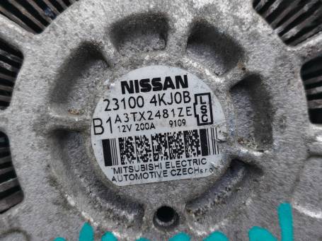 GENERATORE ALTERNATORE 2.3D 140KW 190CV NISSAN NAVARA NP300 2016 231004KJ0B OB7
