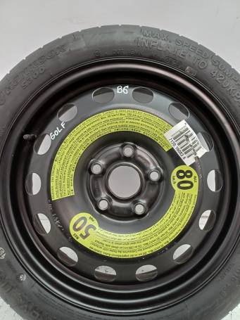 RUOTINO DI SCORTA VW GOLF IV 2009 T125/70R16 96M R16 5x100x57.1 B6