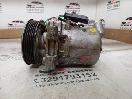 COMPRESSORE ARIA CONDIZIONATA 2019 PEUGEOT 208 1636462980 9810349980 E19