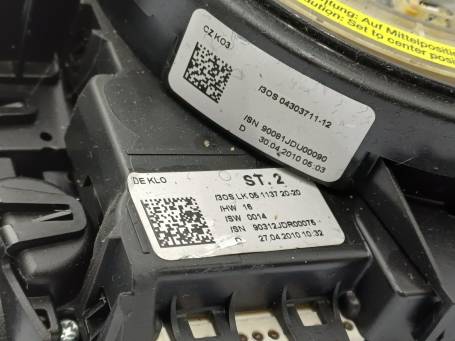 COMPLETE LIGHT SWITCH WITH SPIRAL CONTACT AUDI Q5 I 2010 8K0953502BK ZD4
