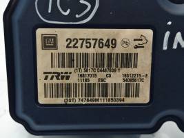 CENTRALINA ABS 2.0D 118Kw 160CV OPEL INSIGNIA A 2011 22757649 54085617C TC3