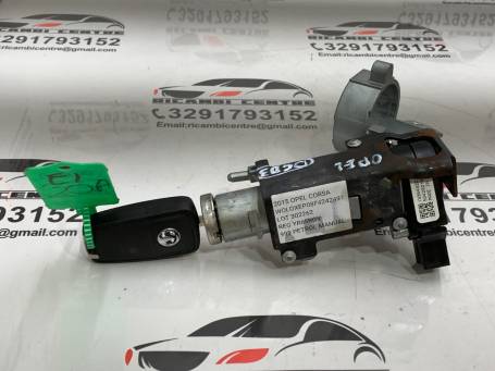 BLOCCHETTO ACCENSIONE CON CHIAVE OPEL CORSA 2015 13364322 13279297 DCD3