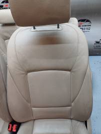  SET SEDILI IN PELLE BEIGE BMW SERIE 7 F01 2011 BERLINA 2I