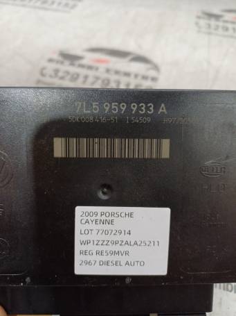 COMFORT CONTROL UNIT 2009 PORSCHE CAYENNE 95561805901 7L5959933A AC4