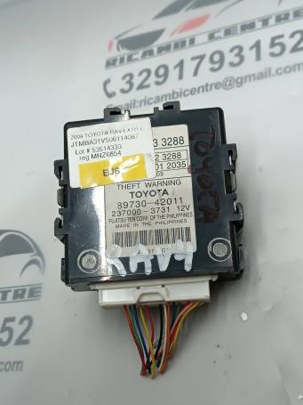 CENTRALINA ALLARME FURTO TOYOTA RAV4 89730-42011 237000-3731 BJ6
