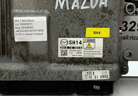 CENTRALINA MOTORE ECU 2.2D 112Kw 150CV MAZDA 6 2017 SH1418881A BA4