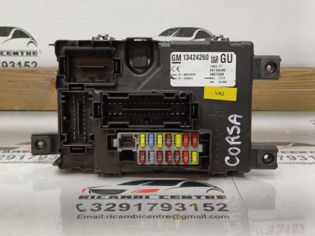 CENTRALINA SCATOLA PORTA FUSIBILI OPEL CORSA 2013 13424260 28372268 VA2