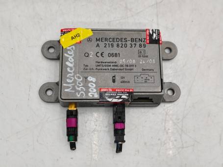 MERCEDES S500 W221 2008 ANTENNA AMPLIFIER CONTROL UNIT A2198203789 AH2