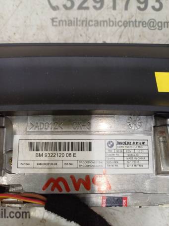 DISPLAY SCHERMO MULTIFUNZIONE 2016 BMW F30 F31 F34 F32 F33 F36 65509322120 H2