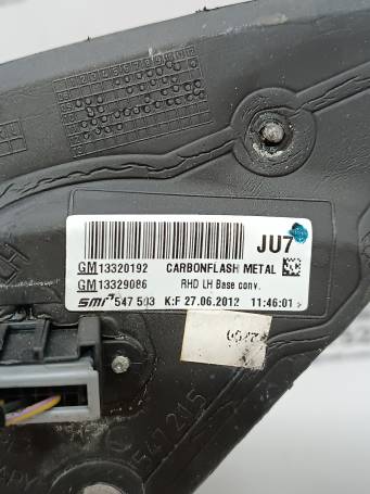 SPECCHIO SPECCHIETTO RETROVISORE SINISTRO OPEL INSIGNIA 2012 6PIN 13268738 OE3
