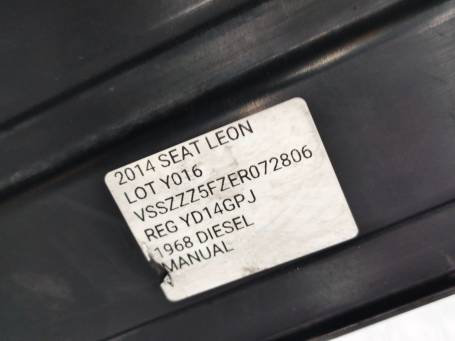 ENGINE COOLING FAN SEAT LEON III 5F1 2014 5Q0121203CB B12