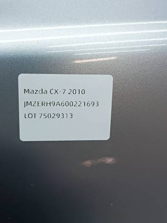 PORTA PORTIERA POSTERIORE DESTRA MAZDA CX-7 CX7 SW 2006-2012 COLORE SILVER E4