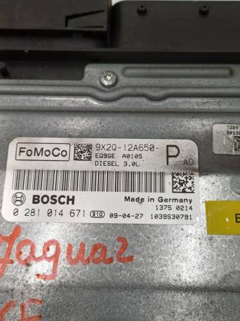 ENGINE CONTROL UNIT ECU JAGUAR XF (X250) 3.0L 306DT 9X2Q-12A650-PAD BB6