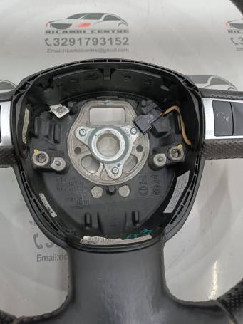 2010 AUDI A3 8R0419091FTNA K1 BLACK LEATHER MULTIFUNCTION SPORTS STEERING WHEEL