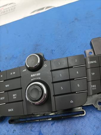RADIO /NAVIGATION CONTROL PANEL OPEL INSIGNIA A (G09) 20997887 DI2
