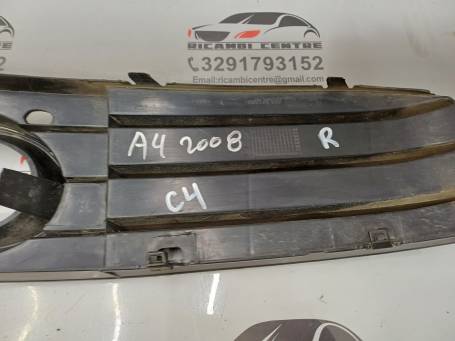 FRONT BUMPER FOG LIGHT MASK RIGHT AUDI A4 2008 8KD807682 C4