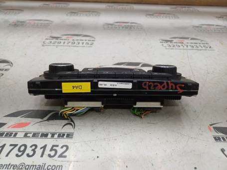 2009 SKODA SUPERB CLIMATE/HEATER CONTROL BLOCK 3T0907044AL DA4