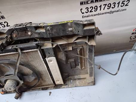 FRAME WITH WATER RADIATOR COOLING FAN PEUGEOT 208 1.0B I15