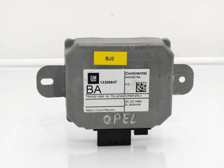 OPEL ASTRA J 2012 BLUETOOTH MODULE CONTROL UNIT 5WK50278A 13306647 BJ2